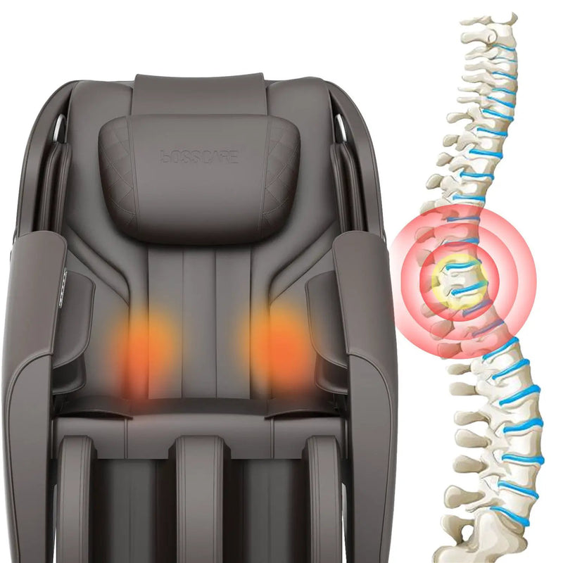 Bosscare Full-Body Zero-Gravity Leather Massage Chair With Zero Gravity And Bluetooth [GR8012] (SAK12074) by SAKSBY WHOLESALE
