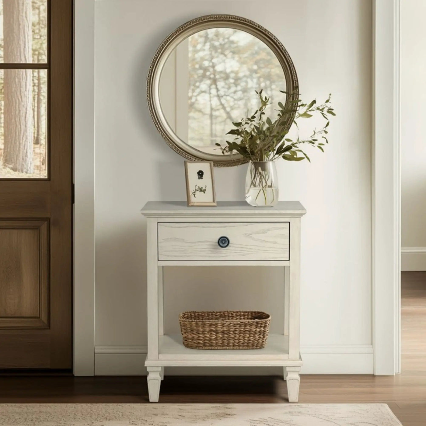 Victoria - Bedside Table With Drawer And Shelf by HouseOfZazla