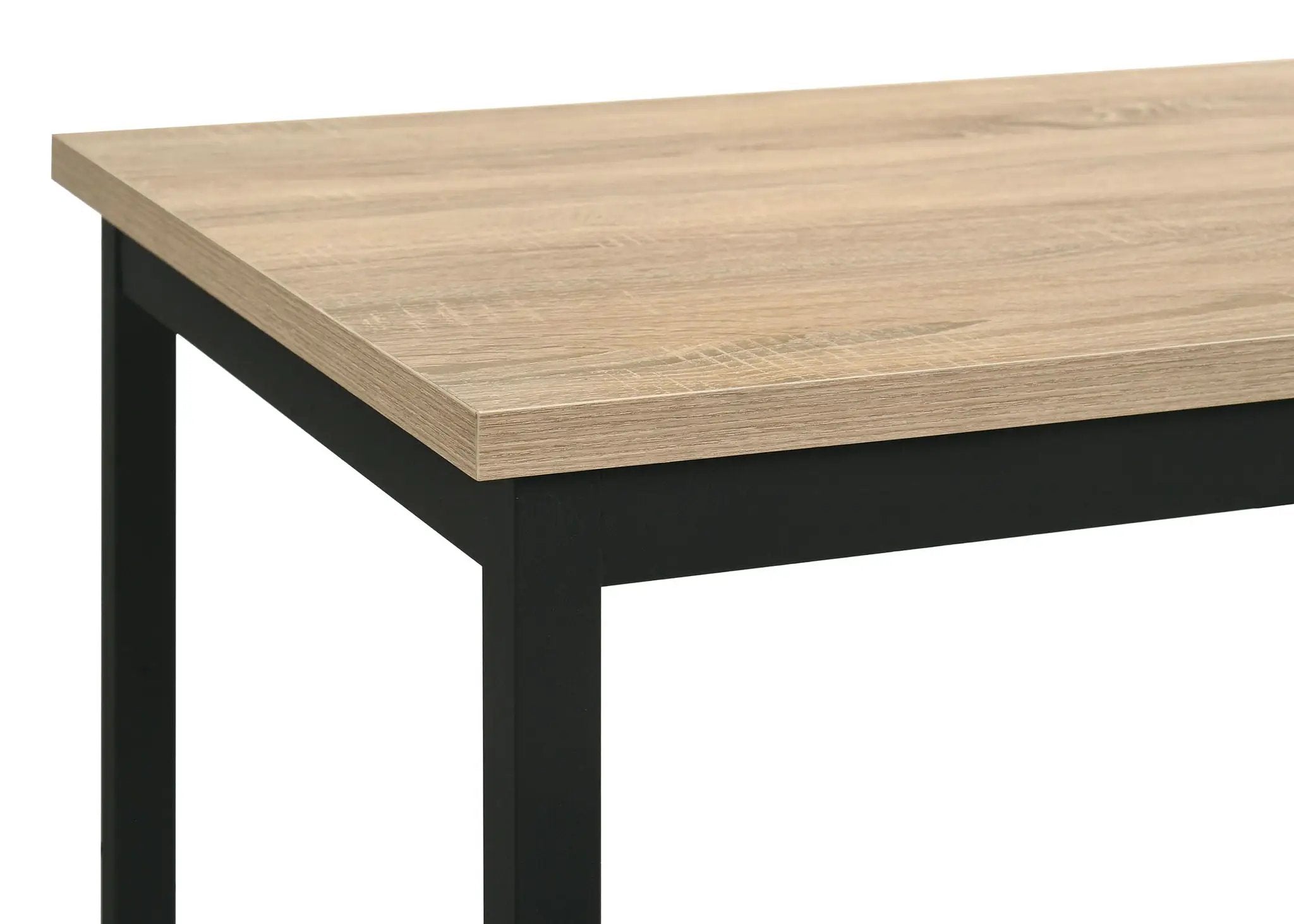 Garza Space Saving Rectangular Dining Table Greige Oak by Unique Piece Furniture