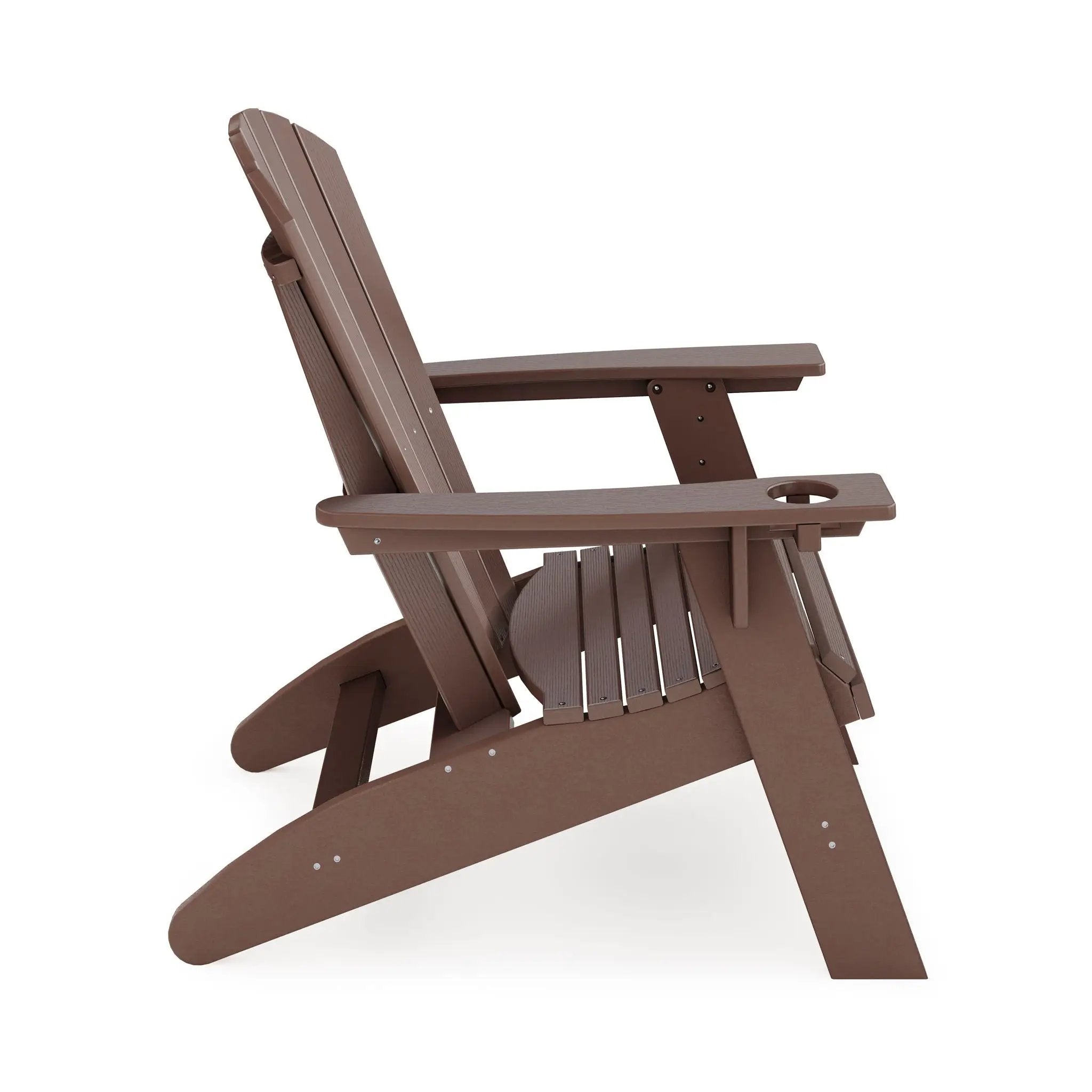 Adirondack Chair Sturdy HDPE Poly Lumber For Poolside, Patio, And Garden Relaxation by HouseOfZazla