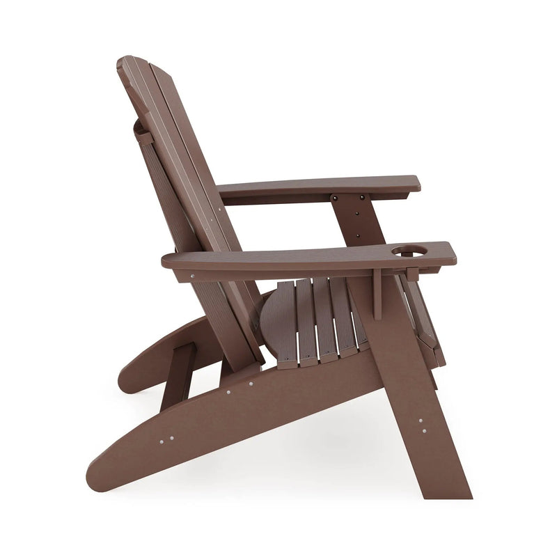 Adirondack Chair Sturdy HDPE Poly Lumber For Poolside, Patio, And Garden Relaxation by HouseOfZazla