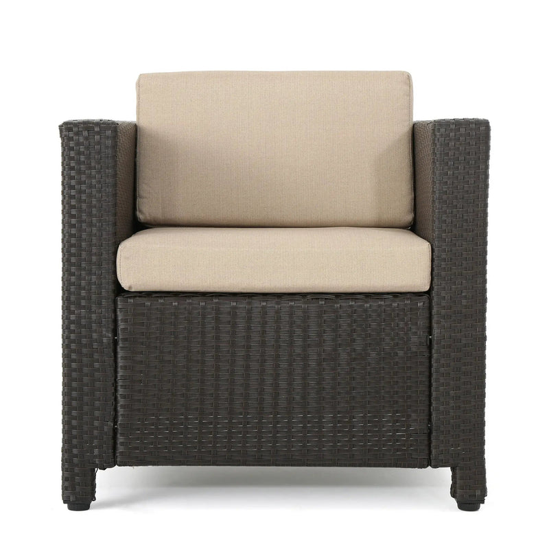 Stylish Outdoor Club Chair With Weather Resistant Cushions by HouseOfZazla