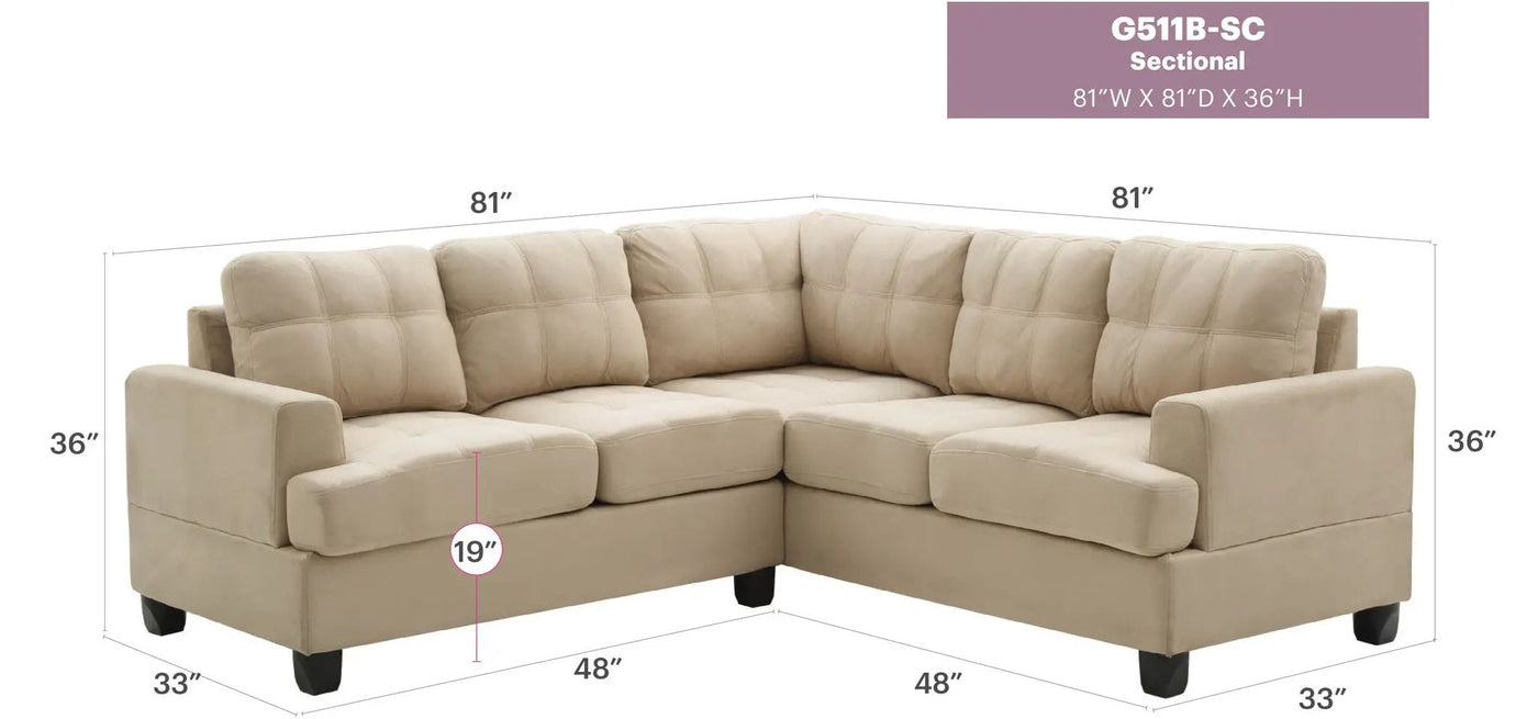 Sandridge - Sectional by Unique Piece Furniture