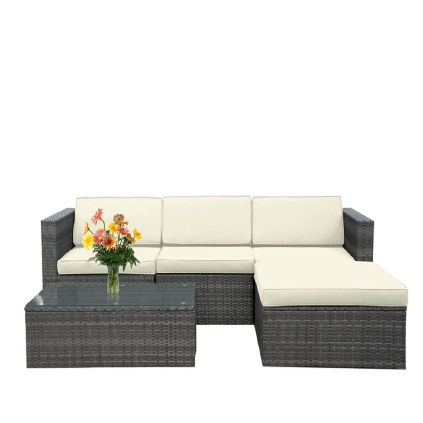 Modern Patio Set With Coffee Table by HouseOfZazla