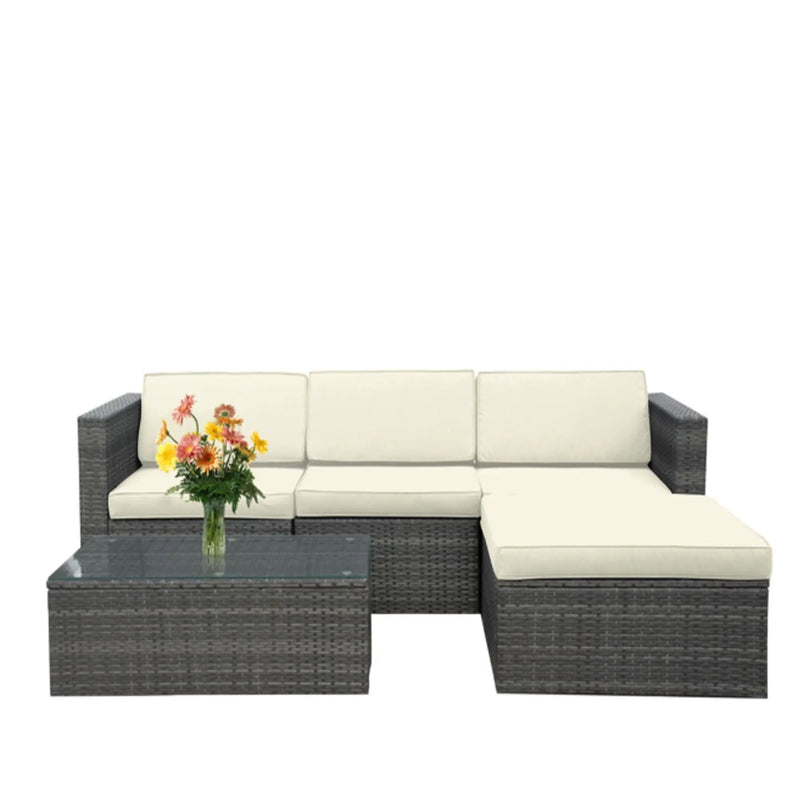 Modern Patio Set With Coffee Table by HouseOfZazla