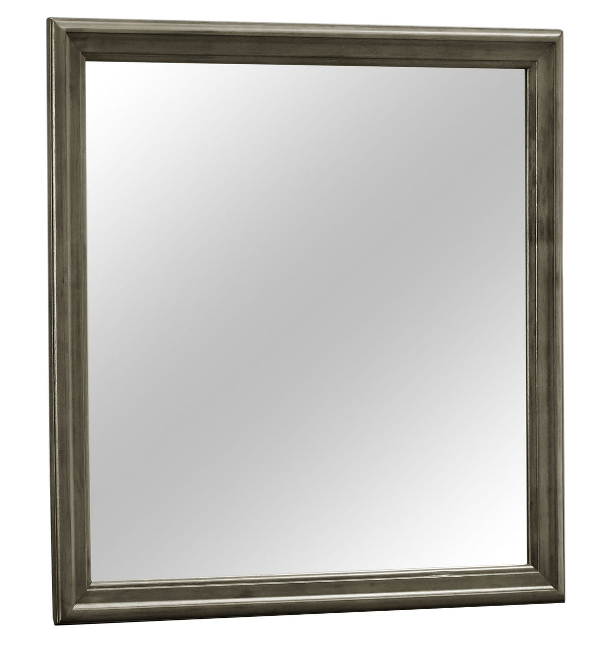 Traditional Wall Mirror with Wood Veneer Frame - Multiple Colors, photo 36 of 40
