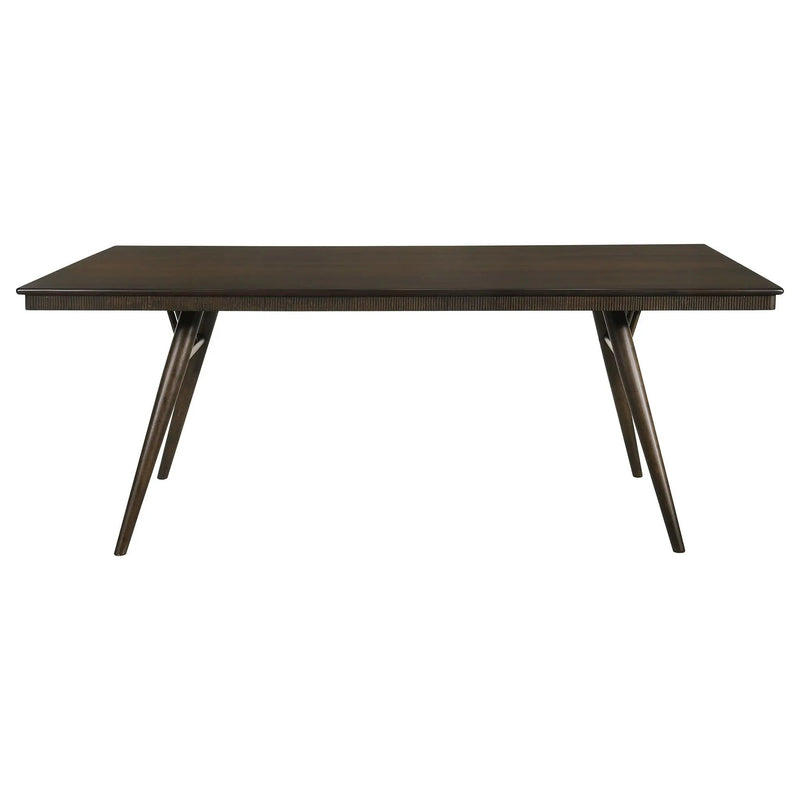 Wes 5-piece Rectangular Dining Table Set Dark Walnut by Unique Piece Furniture