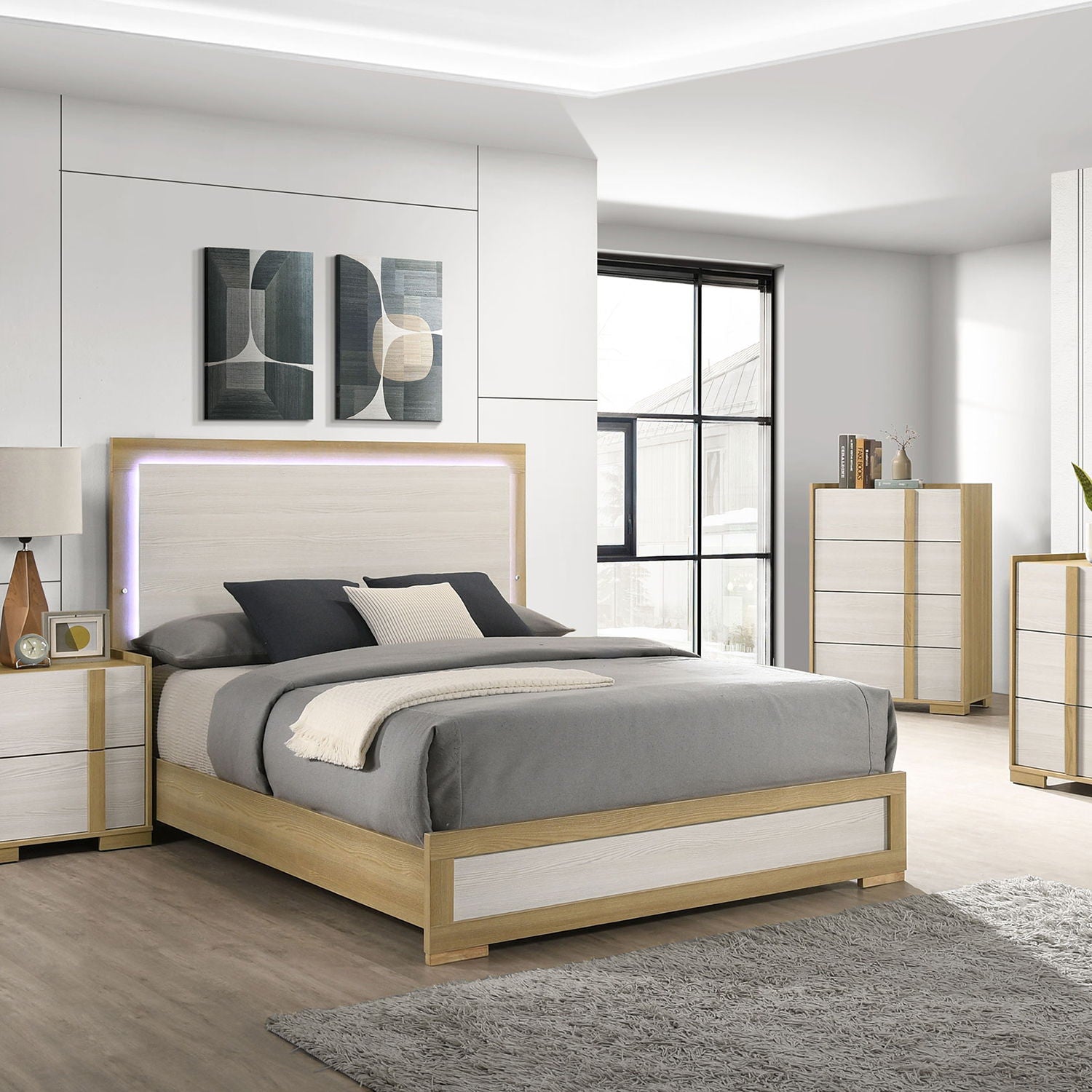 Lincoln - 4 Drawer Chest Of Drawers - Natural by HouseOfZazla