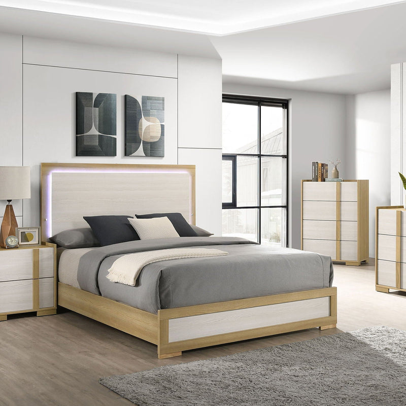 Lincoln - 4 Drawer Chest Of Drawers - Natural by HouseOfZazla