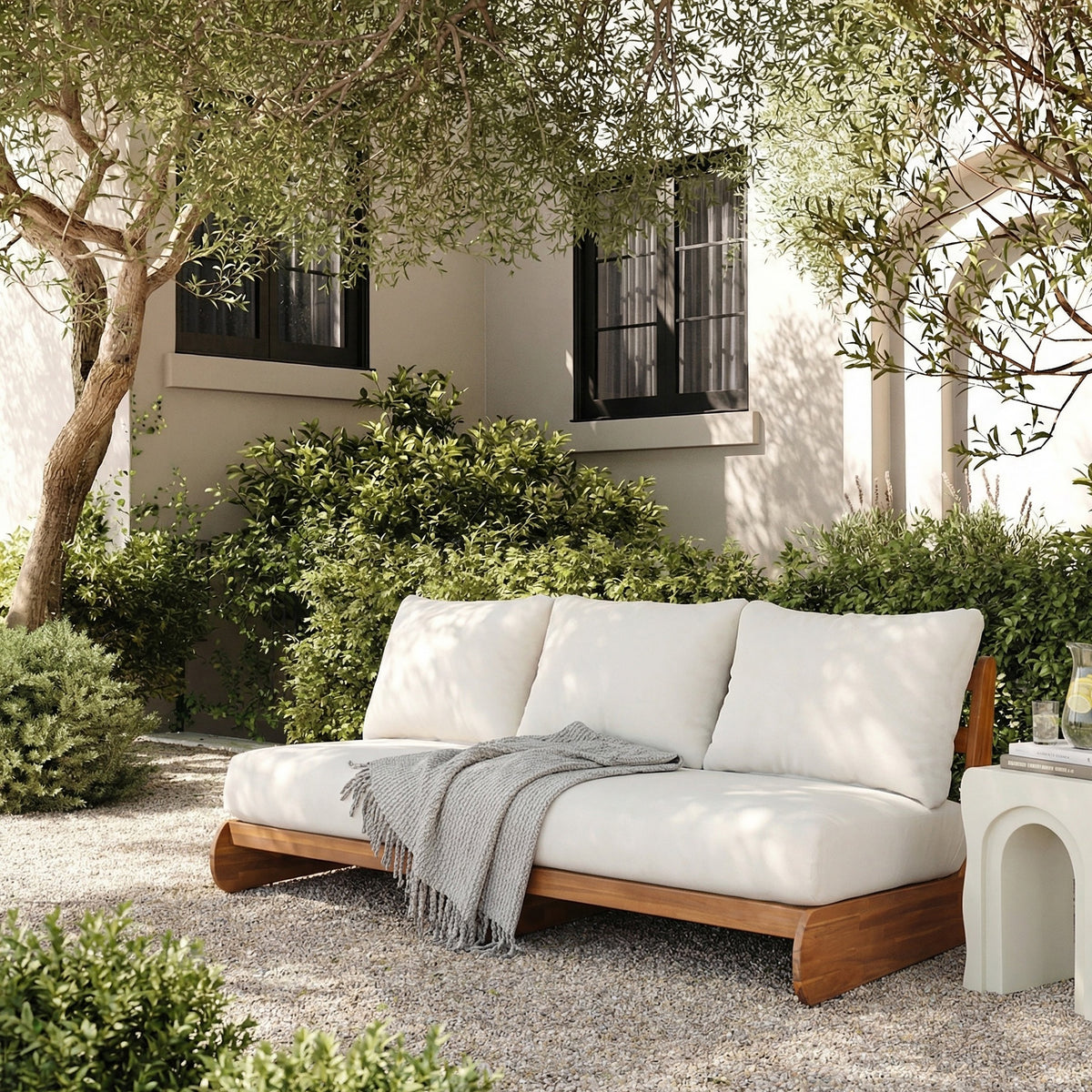 Outdoor Acacia Lazy 3 Seater, photo 2 of 10