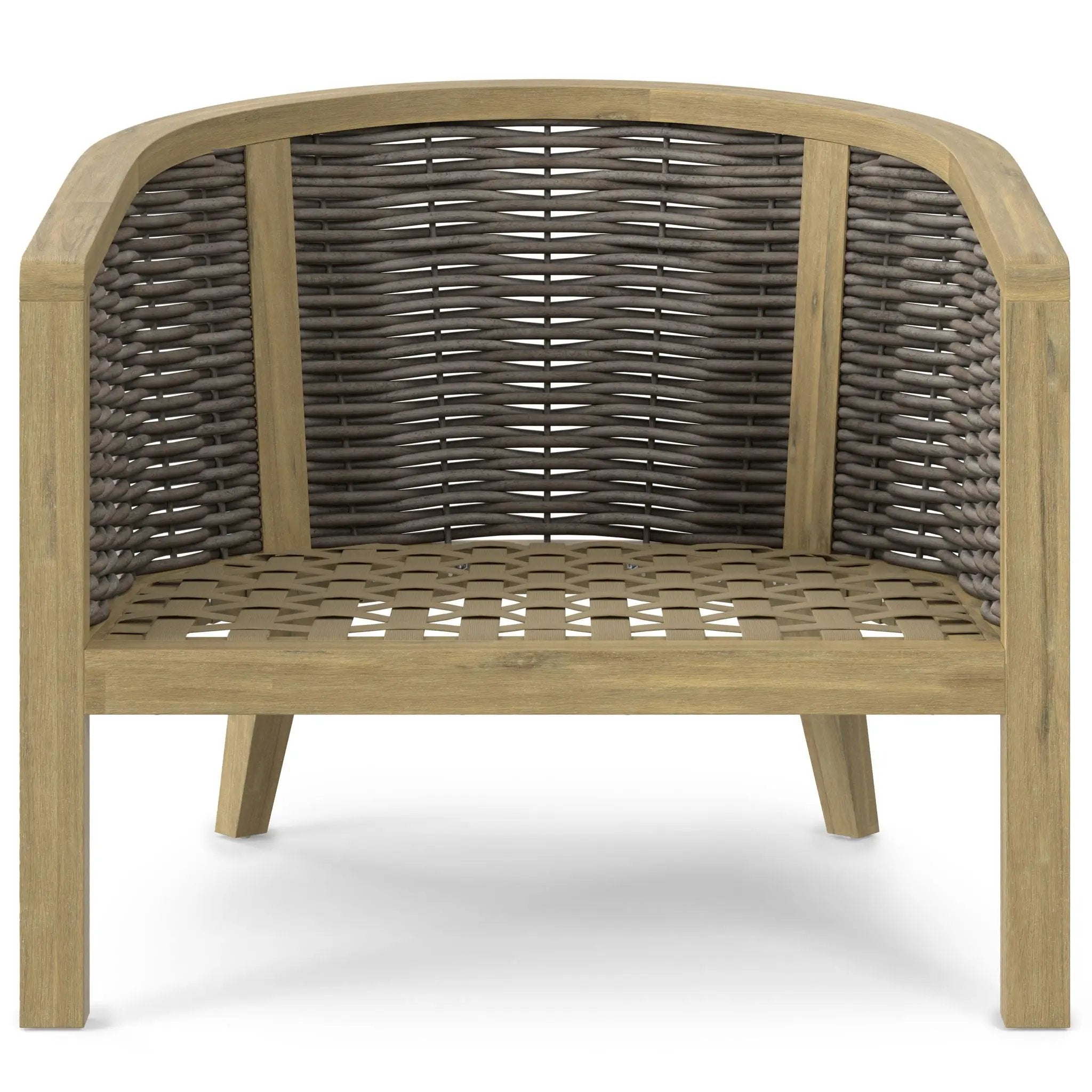 Parkside - Outdoor Conversation Chair (Set of 2) - Natural by HouseOfZazla