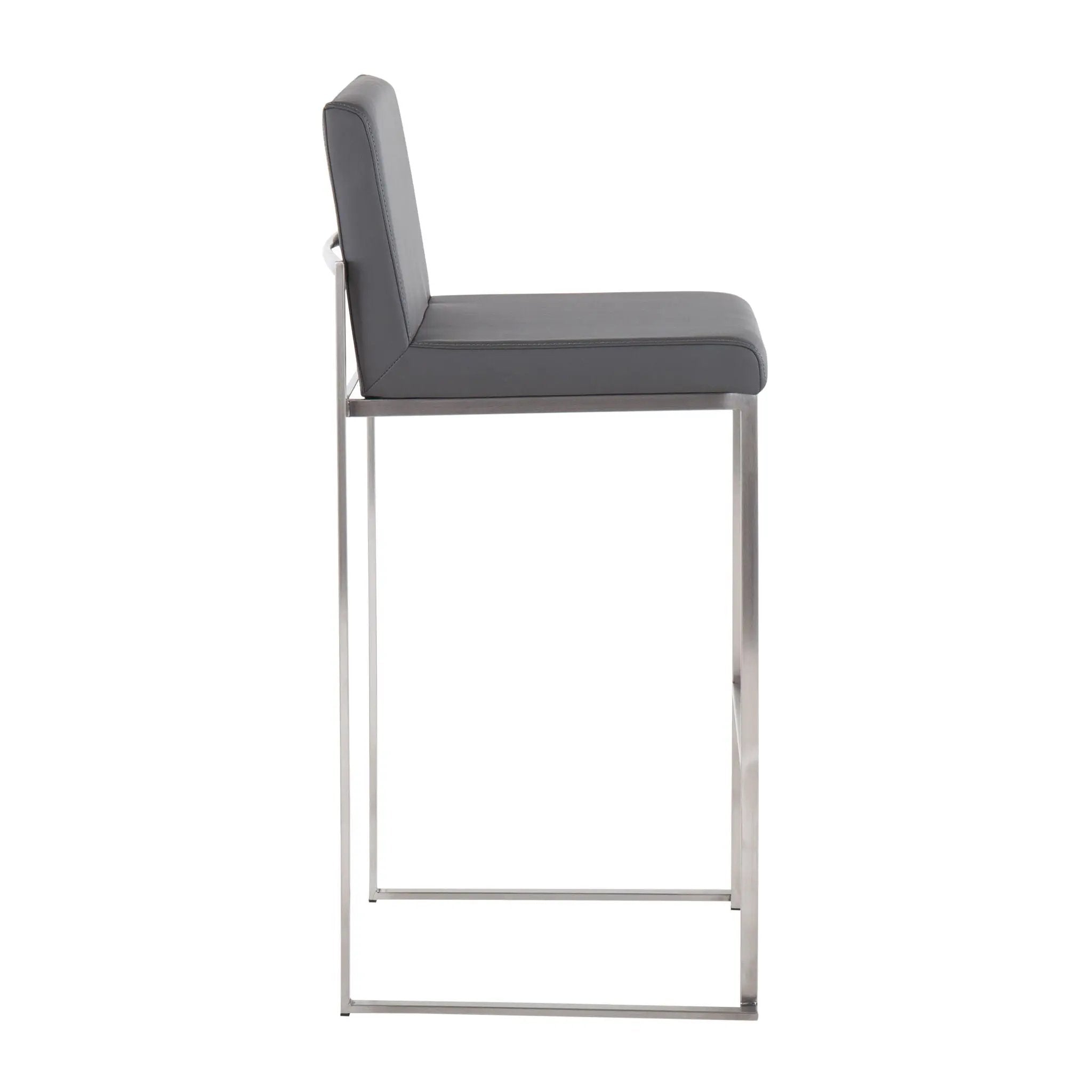Fuji - Contemporary And Modern Elegance High Back Barstool by HouseOfZazla