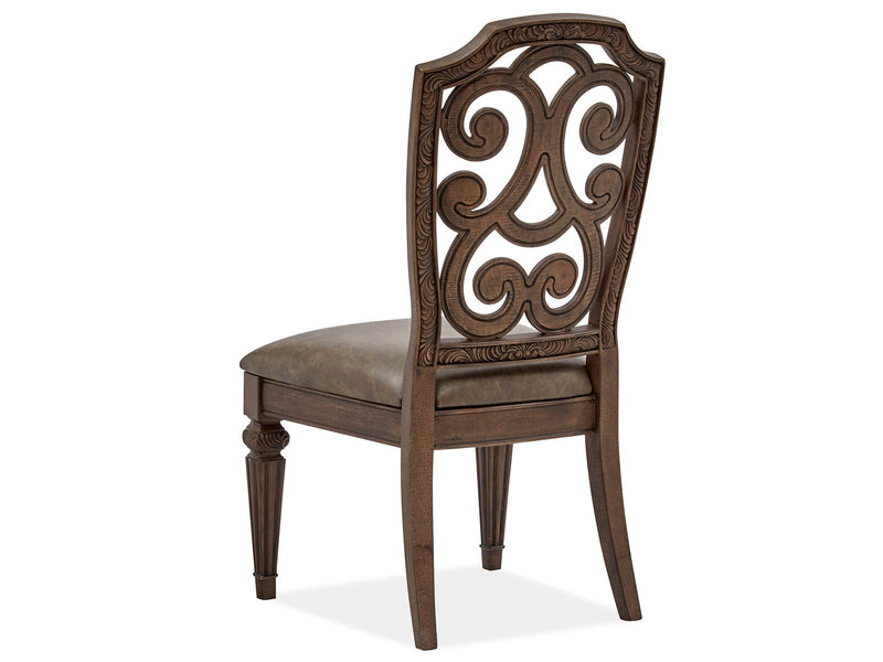 Durango - Wood Dining Side Chair With Upholstered Seat (Set of 2) - Willadeene Brown, photo 6 of 7