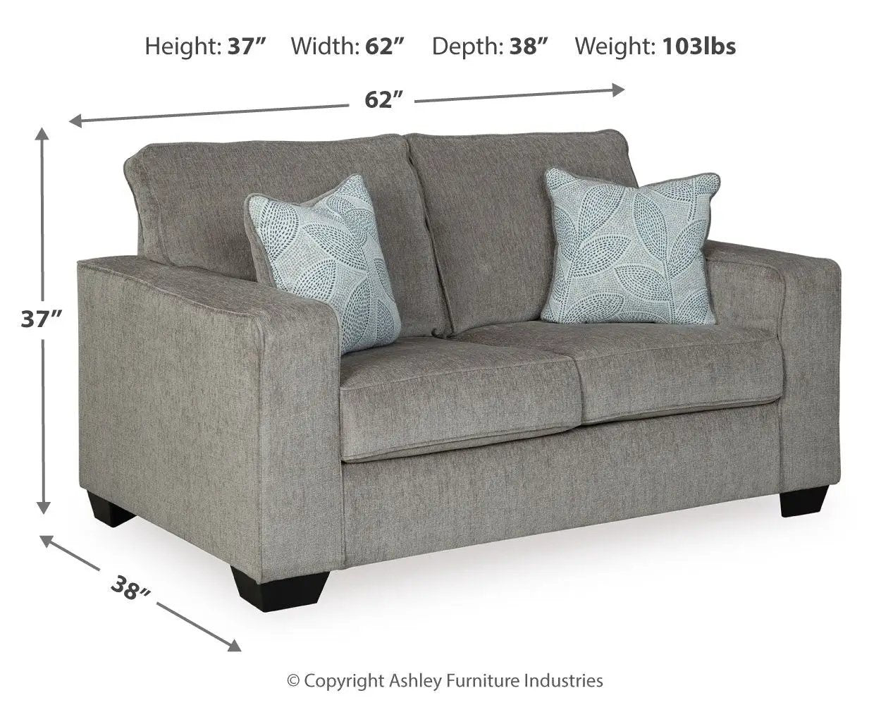 Altari - Stationary Loveseat by Unique Piece Furniture