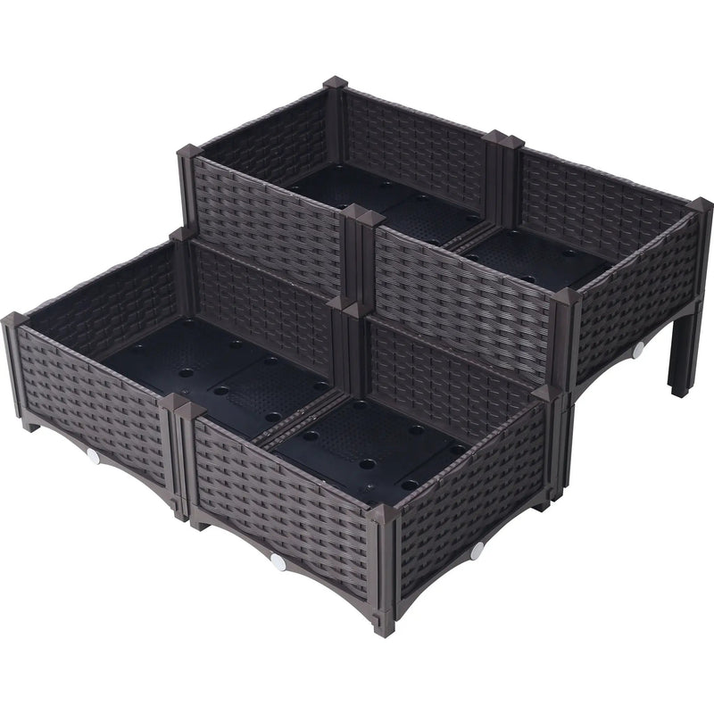 4 Piece Raised Garden Bed with Legs by HouseOfZazla