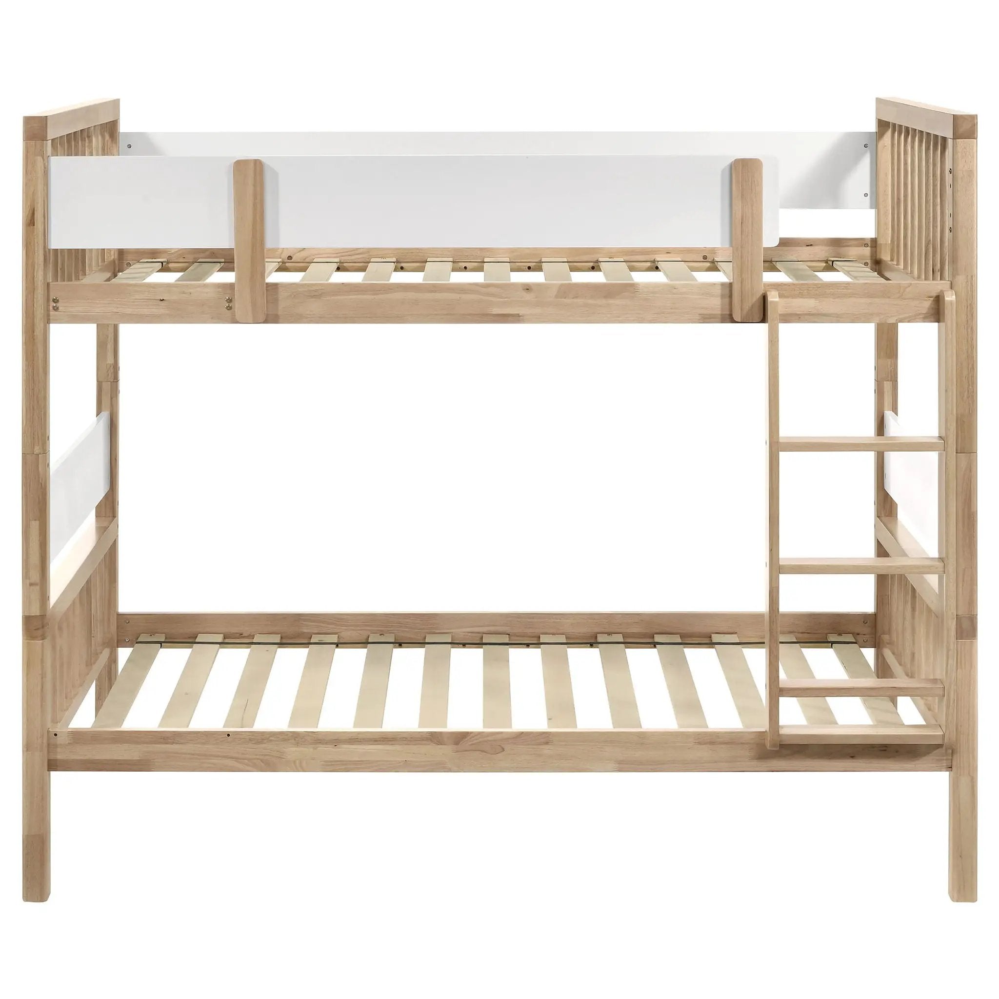 Dakota Wood Twin Over Twin Bunk Bed Natural by Unique Piece Furniture