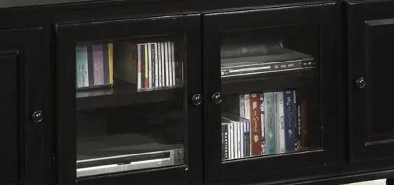 Ferla TV Stand in Black by HouseOfZazla