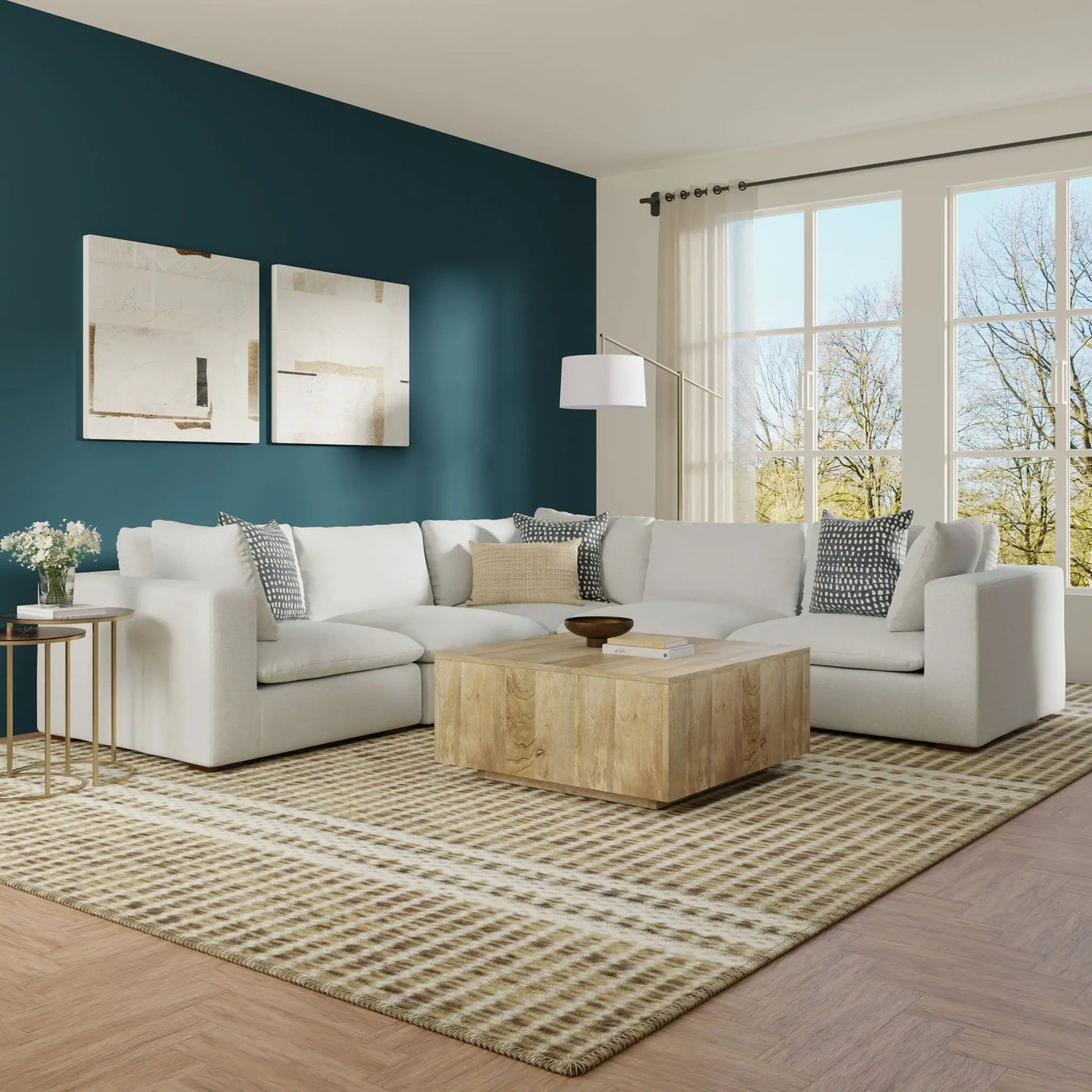 Jasmine - Handcrafted Sectional Sofa by Unique Piece Furniture