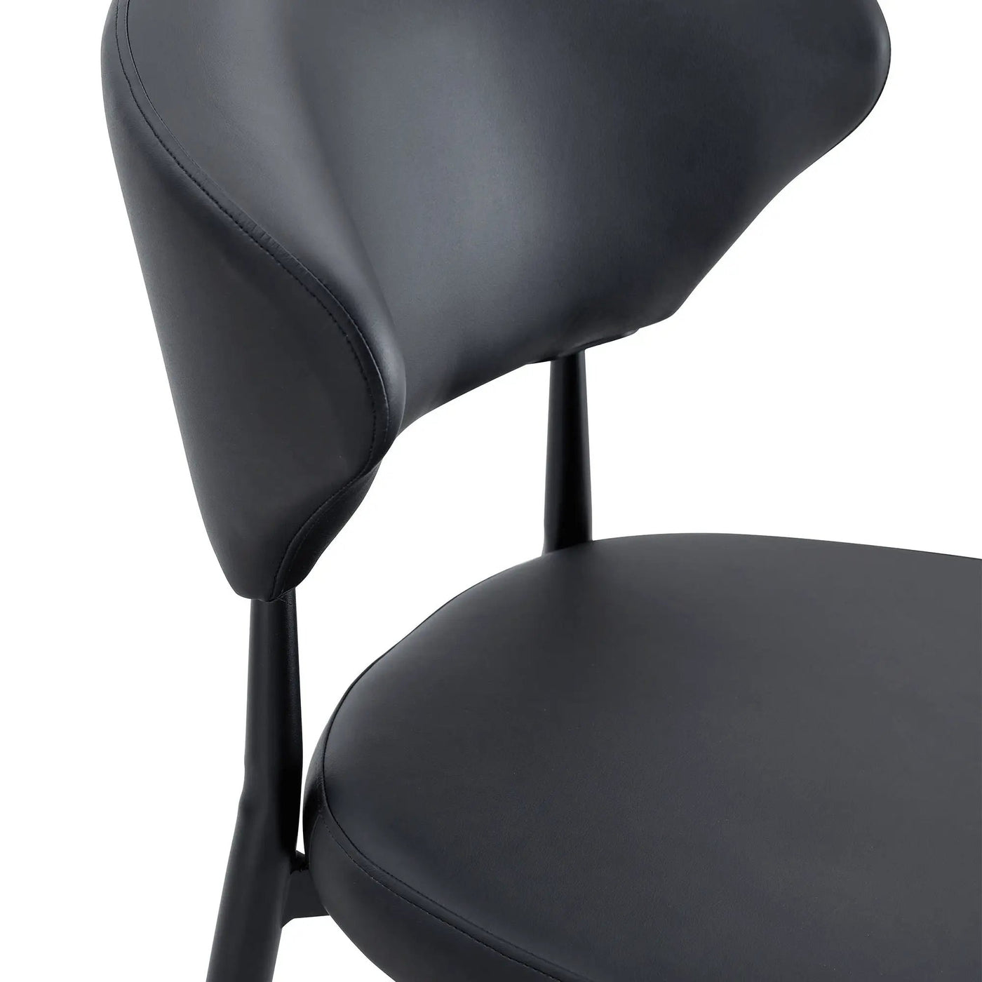 Minimalist Ergonomic Dining Chair With Curved Backres (Set of 4) by HouseOfZazla