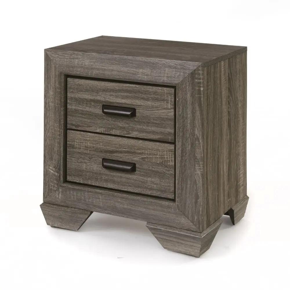 Lyndon - Nightstand - Weathered Gray Grain by Unique Piece Furniture