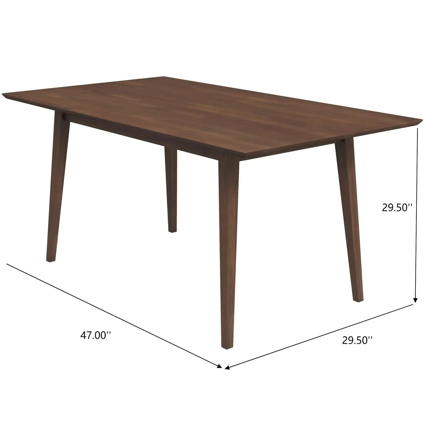 Mary - Modern Style Rectangular Dining Kitchen Table by HouseOfZazla