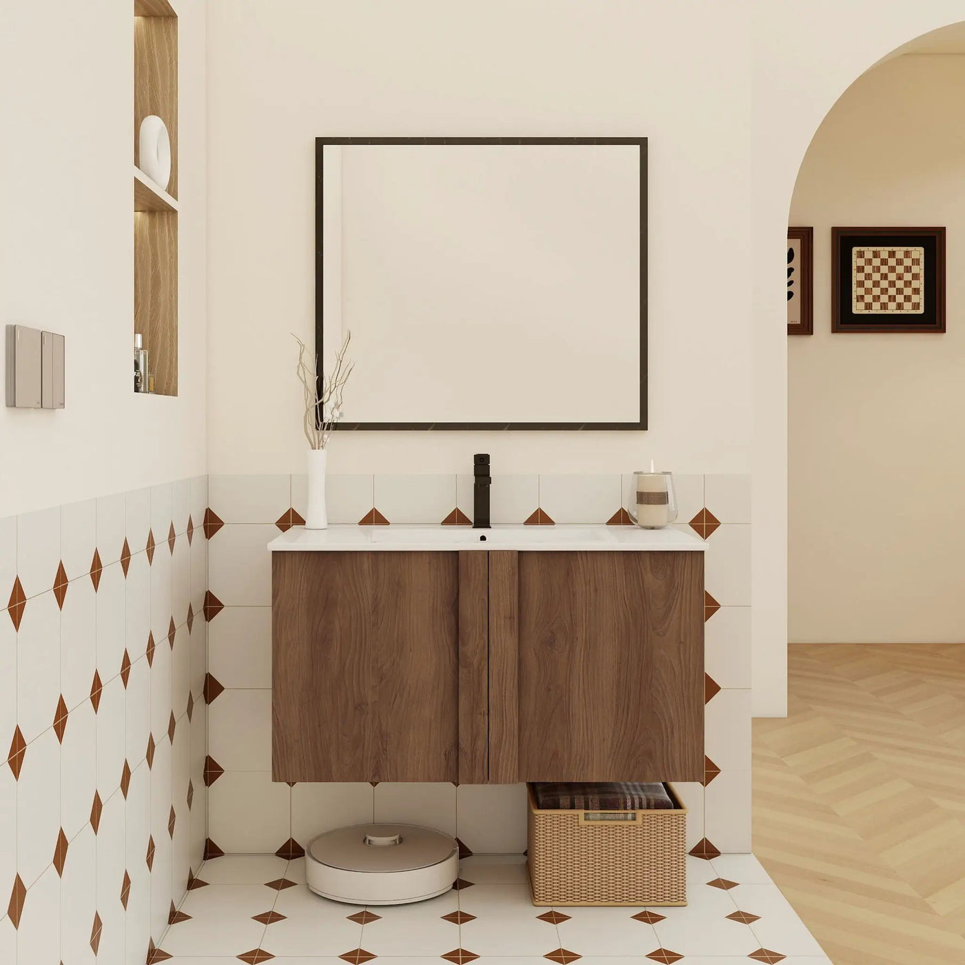 Floating Bathroom Vanity With Sink Combo by HouseOfZazla