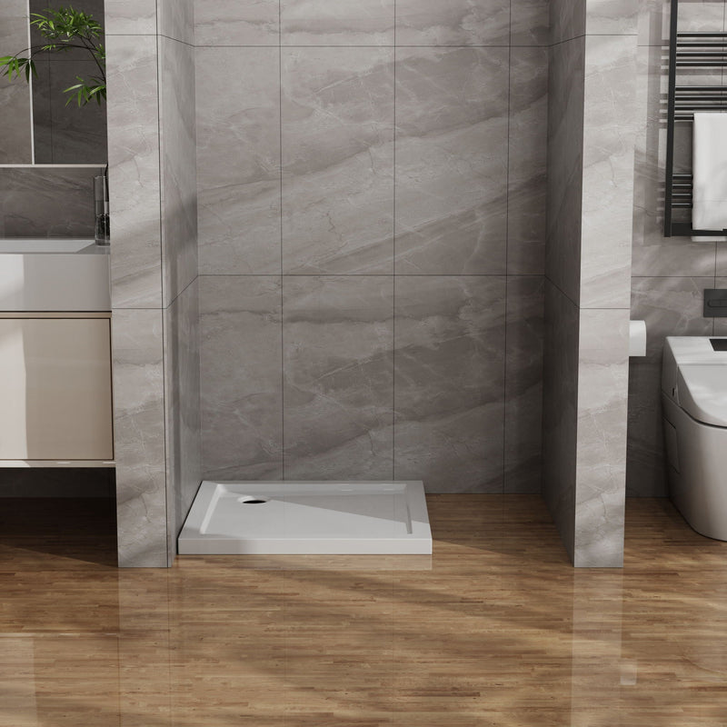 In Corner Drain Shower Base by HouseOfZazla