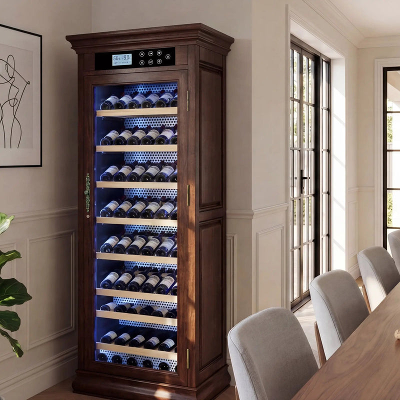 Temperature Control Professional Wooden Refrigerated Wine Cabinet by HouseOfZazla