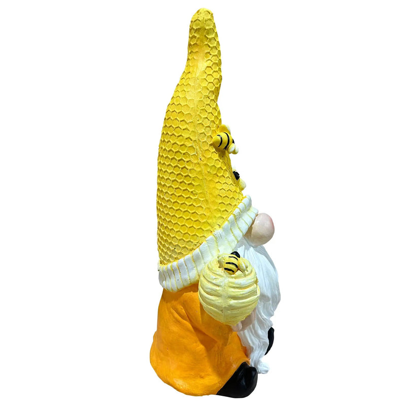 Magnesium Oxide Tree Spirit Old Man Statue With Bee Decor by HouseOfZazla