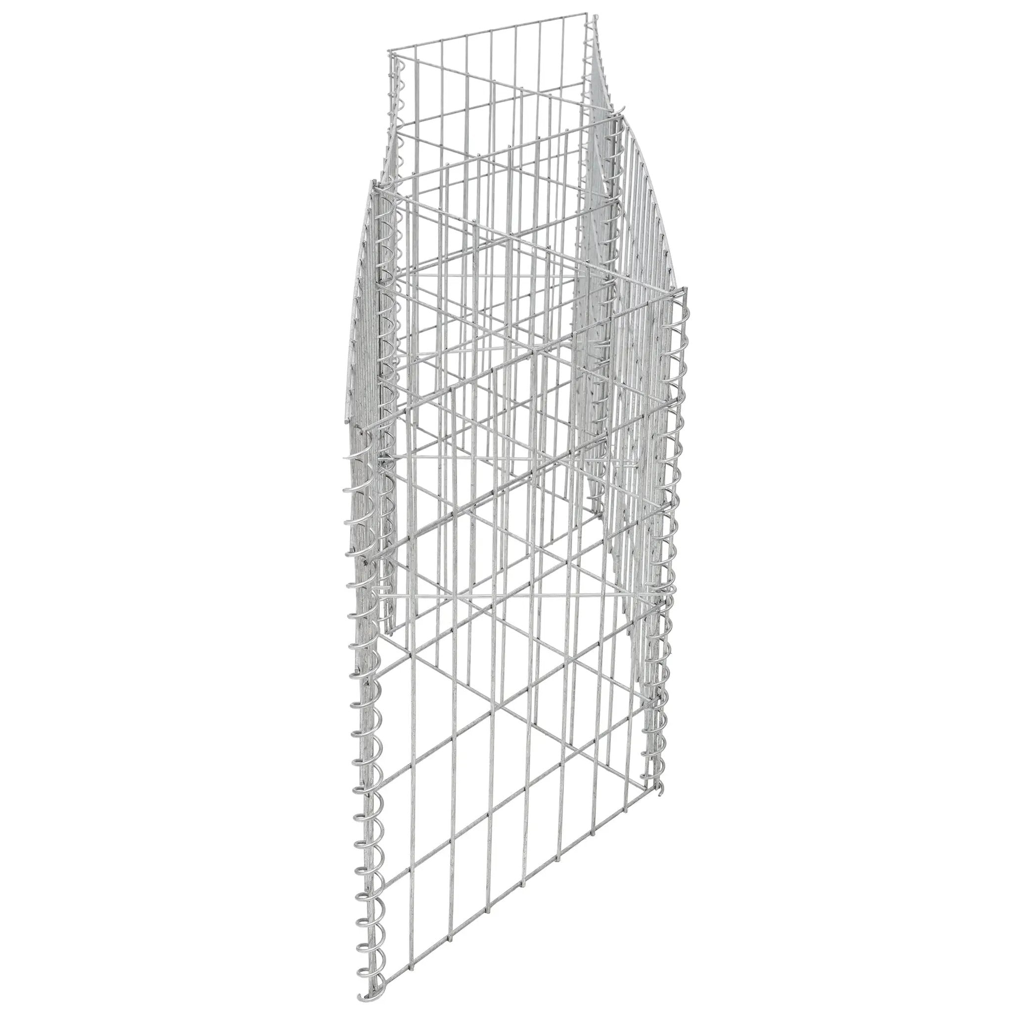 Galvanized Steel Gabion Basket with 3 Compartments by HouseOfZazla