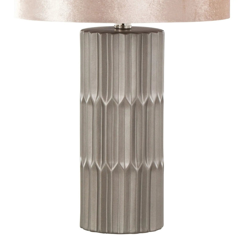 Tania - Contemporary Table Lamp - Brown / Metallic Brown / Champagne by HouseOfZazla