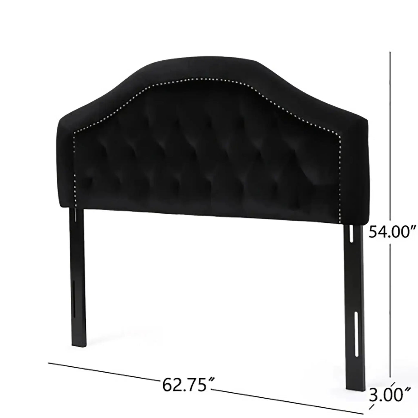 Kaarina Contemporary Tufted Fabric Headboard by HouseOfZazla
