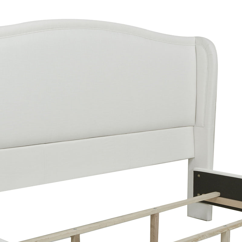 Carmen - Upholstered Wingback Panel Bed Frame by HouseOfZazla