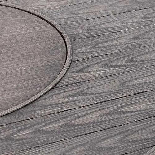Tenaya Round Wicker FirePit Table with Metal Cover by Outdoor-USA®