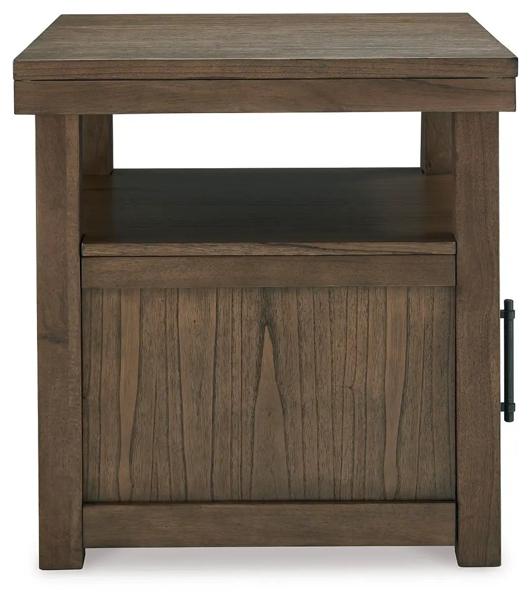 Boardernest - Rectangular End Table - Brown by Unique Piece Furniture