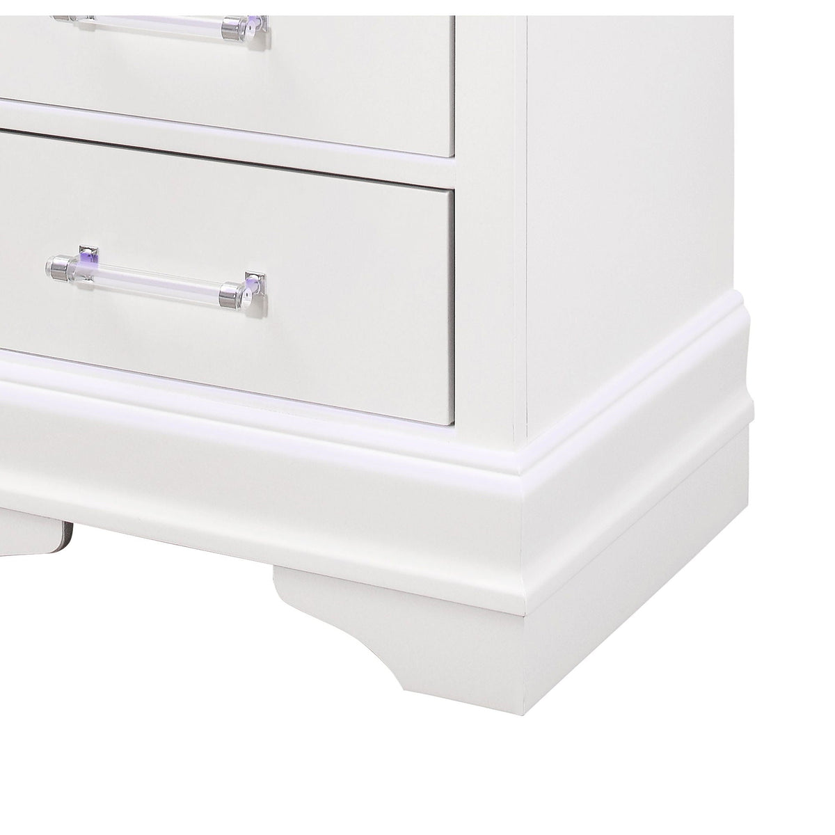 Charlston Nightstand with LED Lighting – Blue or White, photo 11 of 14