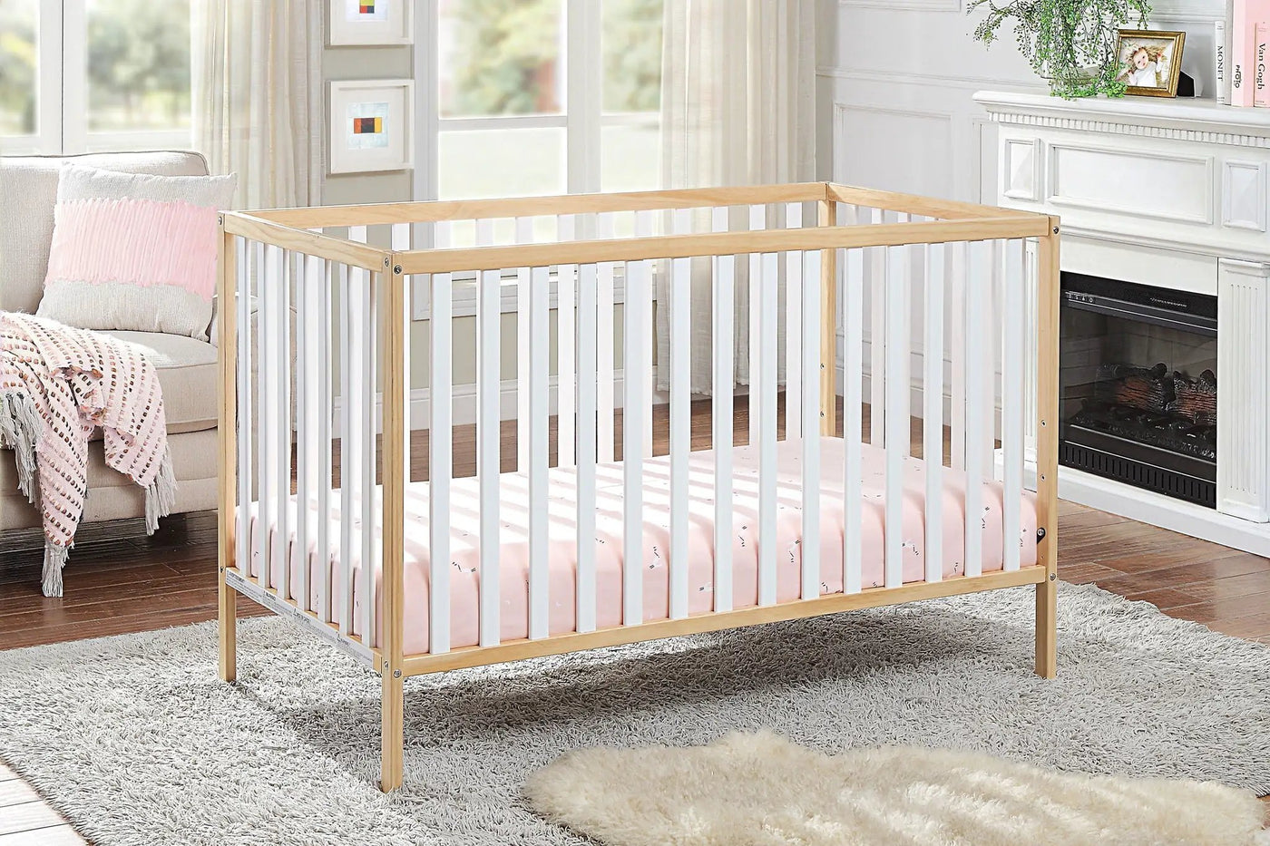 Deux - Remi 3-in-1 Convertible Island Crib by Unique Piece Furniture