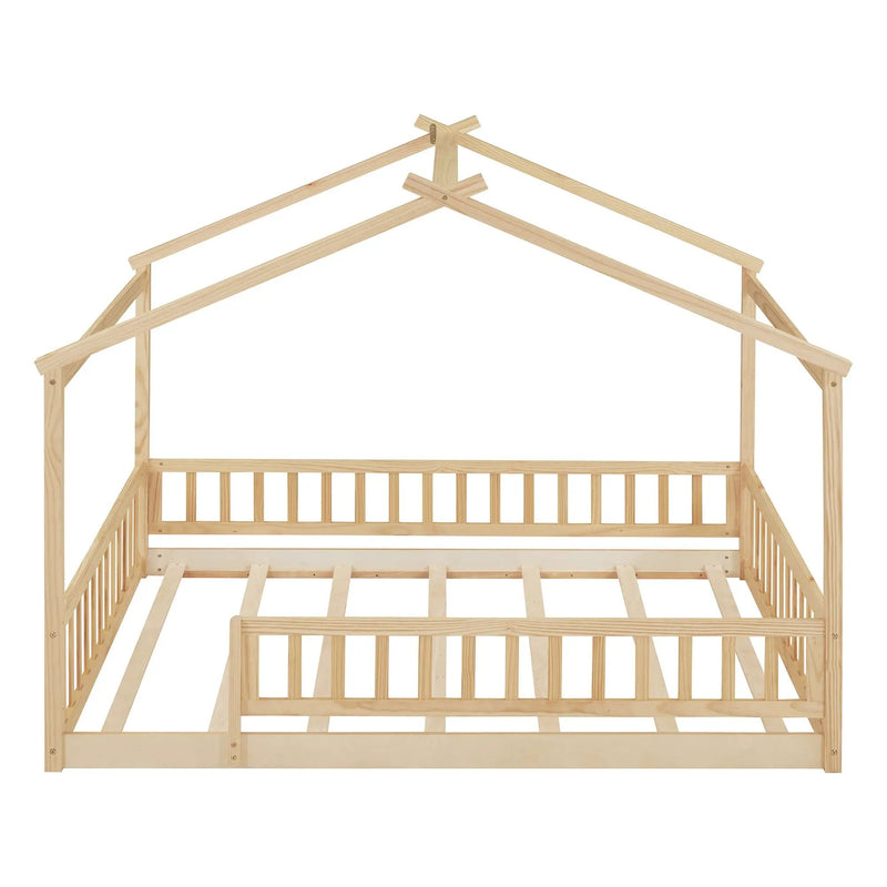 Bed House Bed Frame With Fence by Unique Piece Furniture