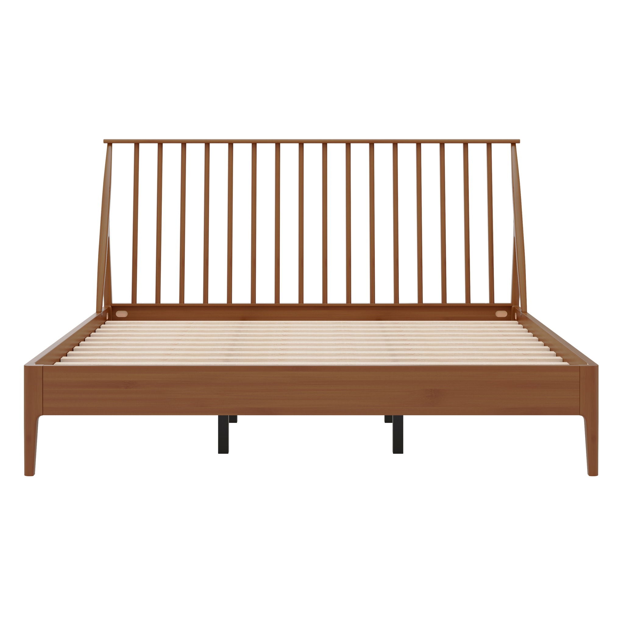 Bohemian Platform Bed With Tall Headboard by HouseOfZazla