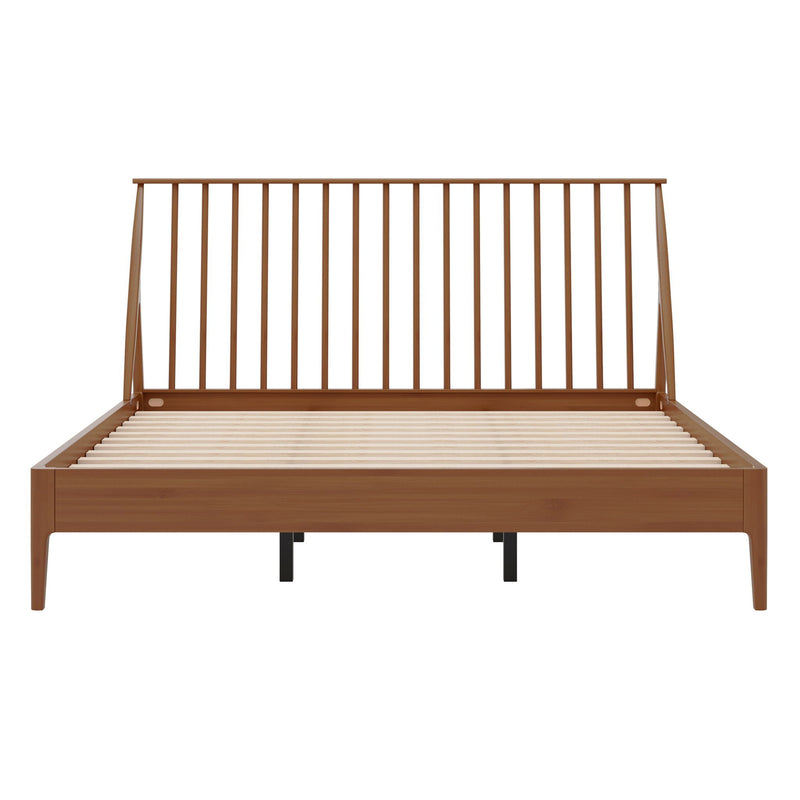 Bohemian Platform Bed With Tall Headboard by HouseOfZazla