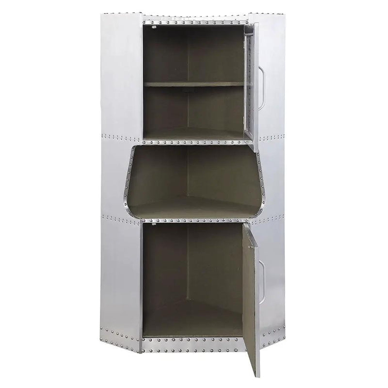 Brancaster - 57" Cabinet - Aluminum by Unique Piece Furniture