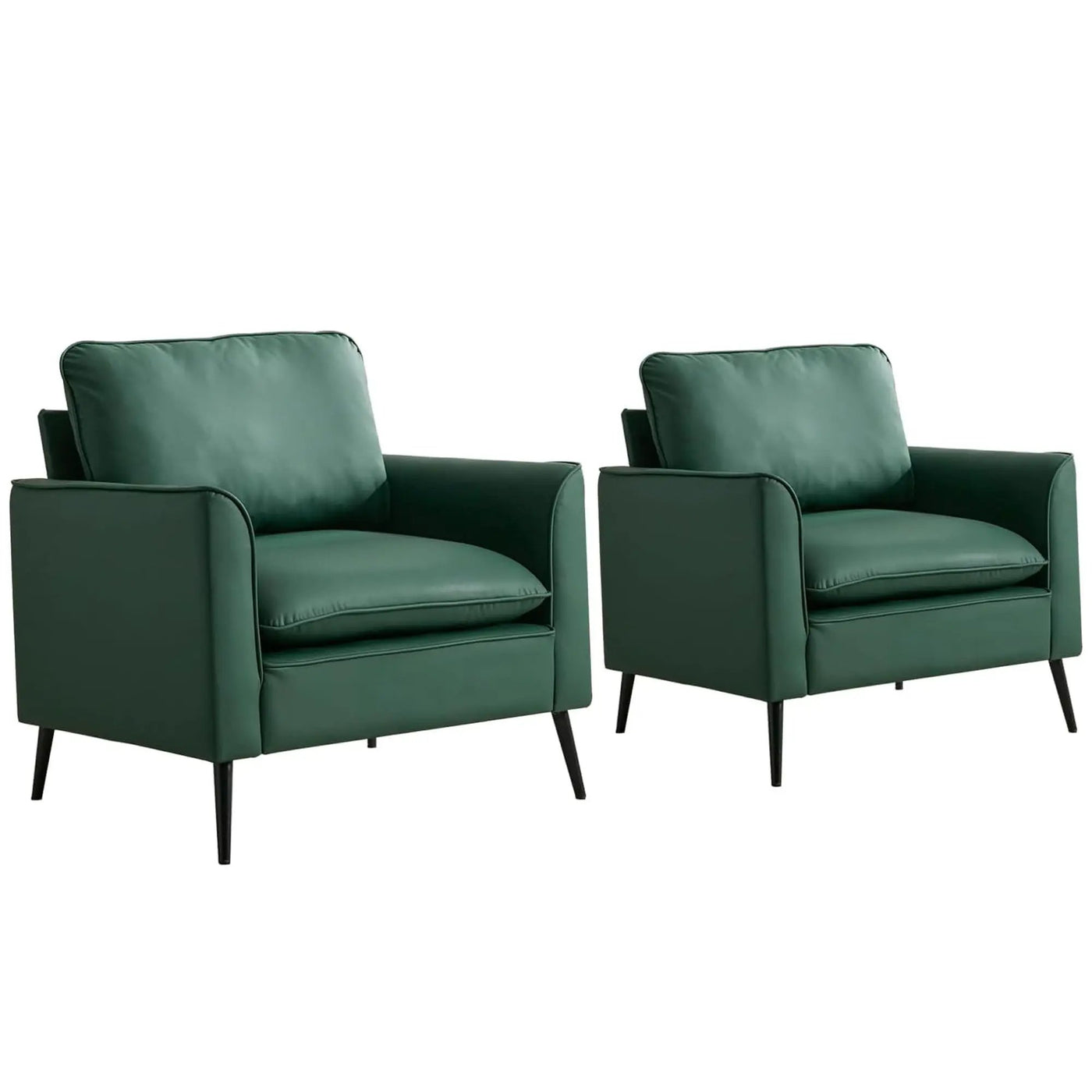 Nordic Retro Light Luxury Upholstered Sofa Chair by HouseOfZazla