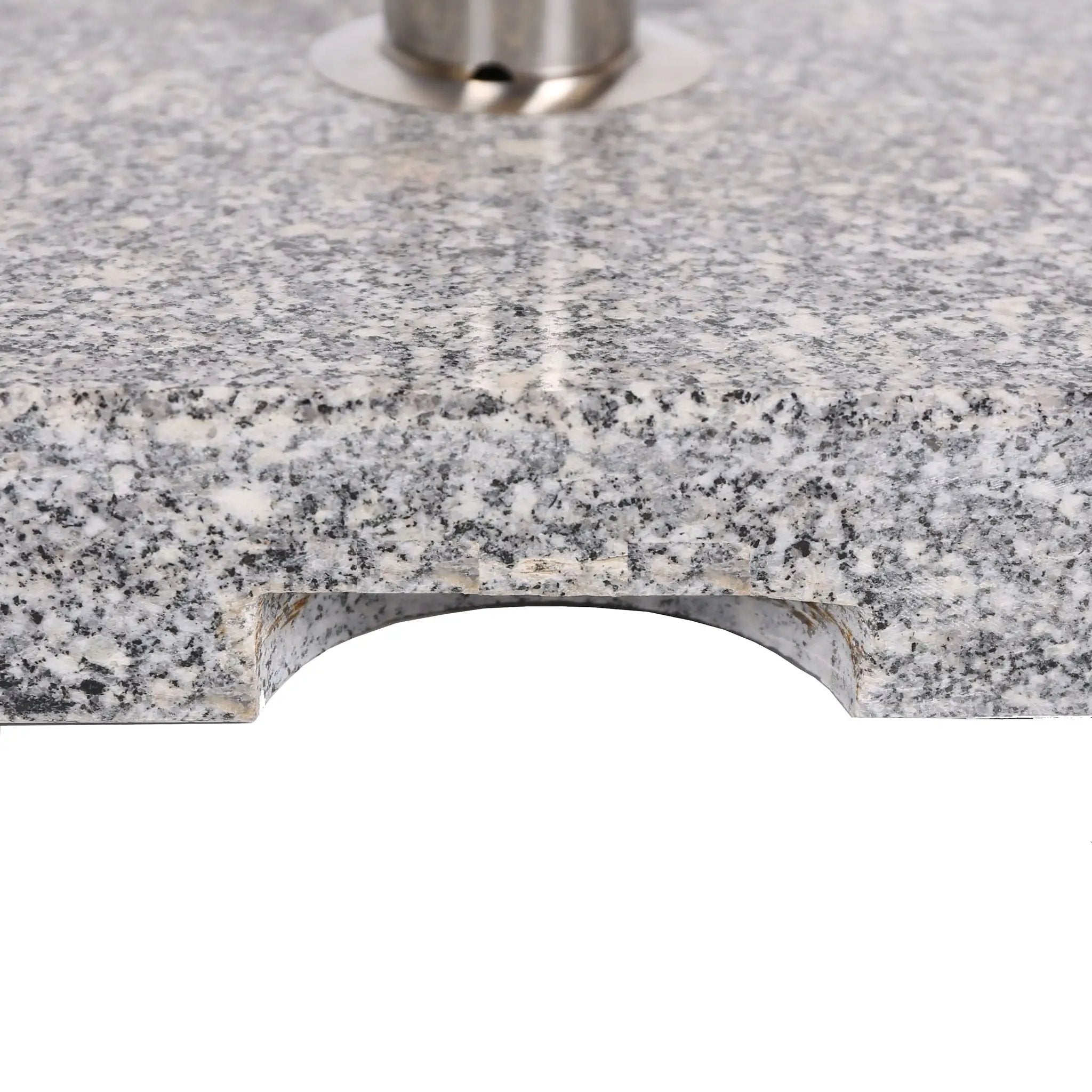 Umbrella Holder Square 55 Lbs Umbrella Base - Natural / Gray by HouseOfZazla