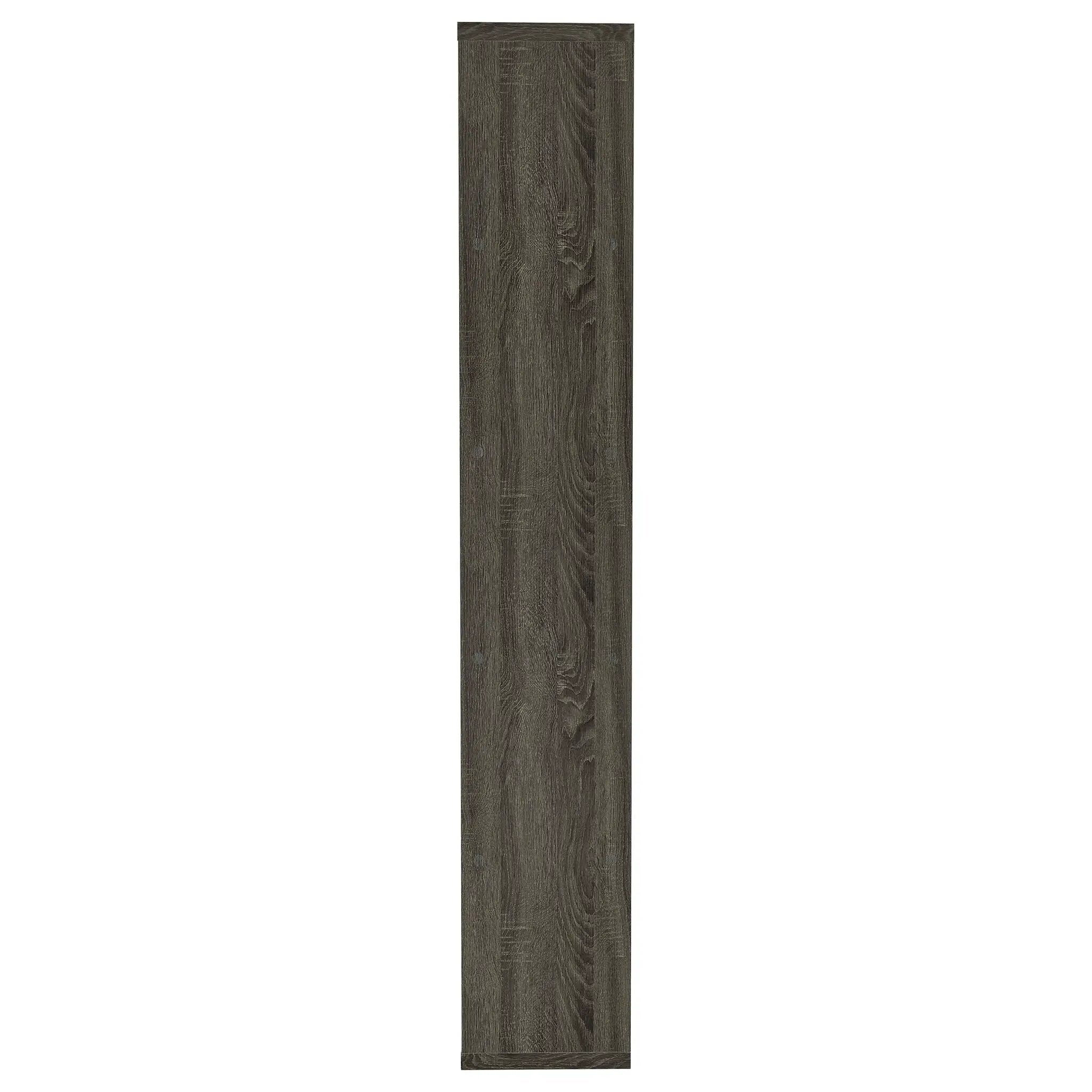 Harrison 71-inch 5-shelf Bookshelf Weathered Grey by Unique Piece Furniture