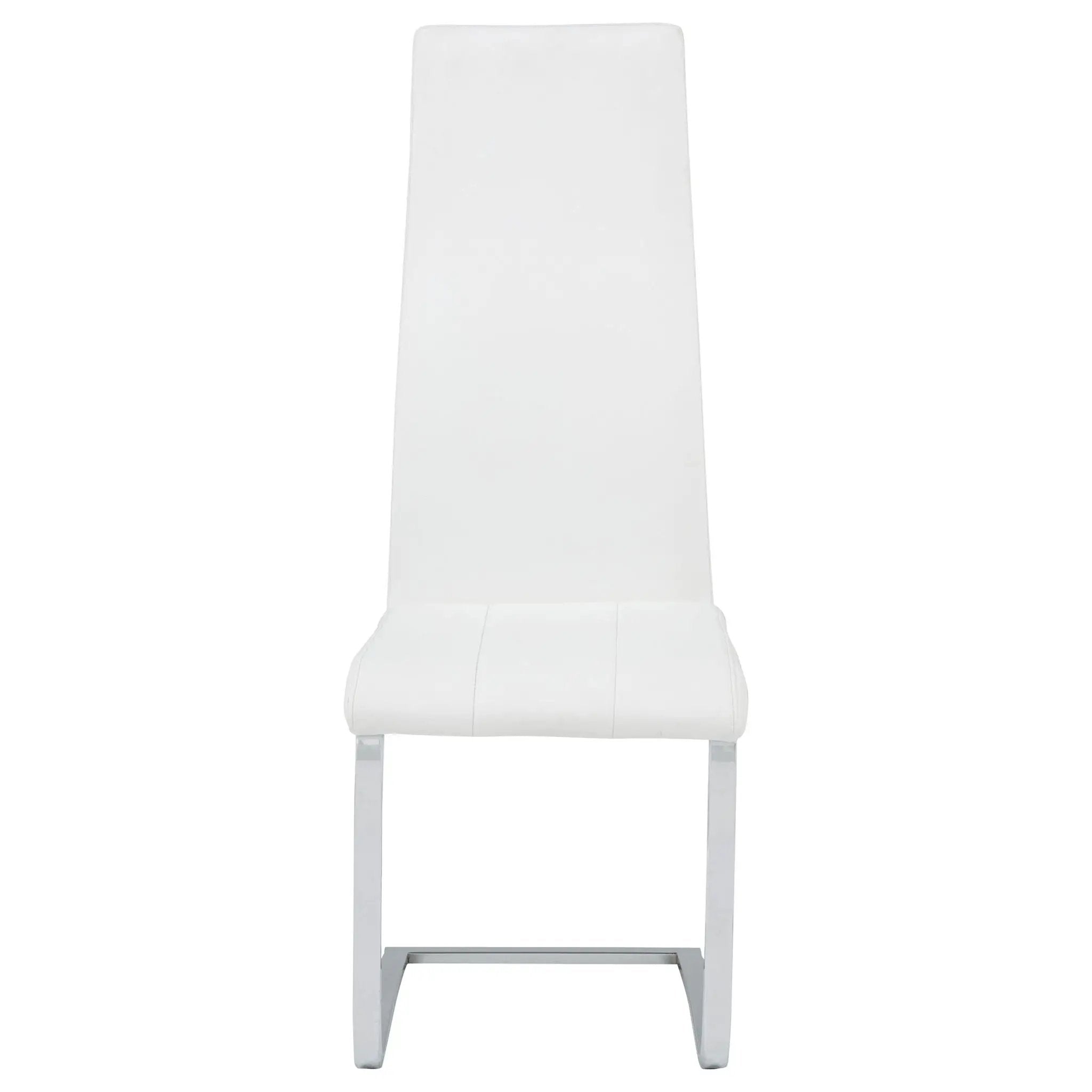 Montclair Upholstered Dining Side Chair White (Set of 4) by Unique Piece Furniture