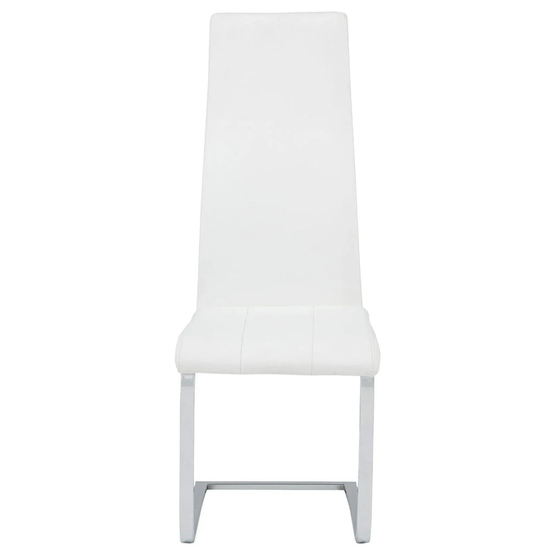 Montclair Upholstered Dining Side Chair White (Set of 4) by Unique Piece Furniture