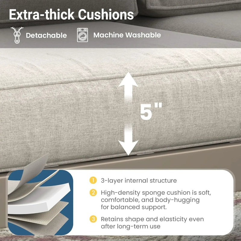 All-Weather Patio Ottomans With Thick Cushions (Set of 2) by HouseOfZazla