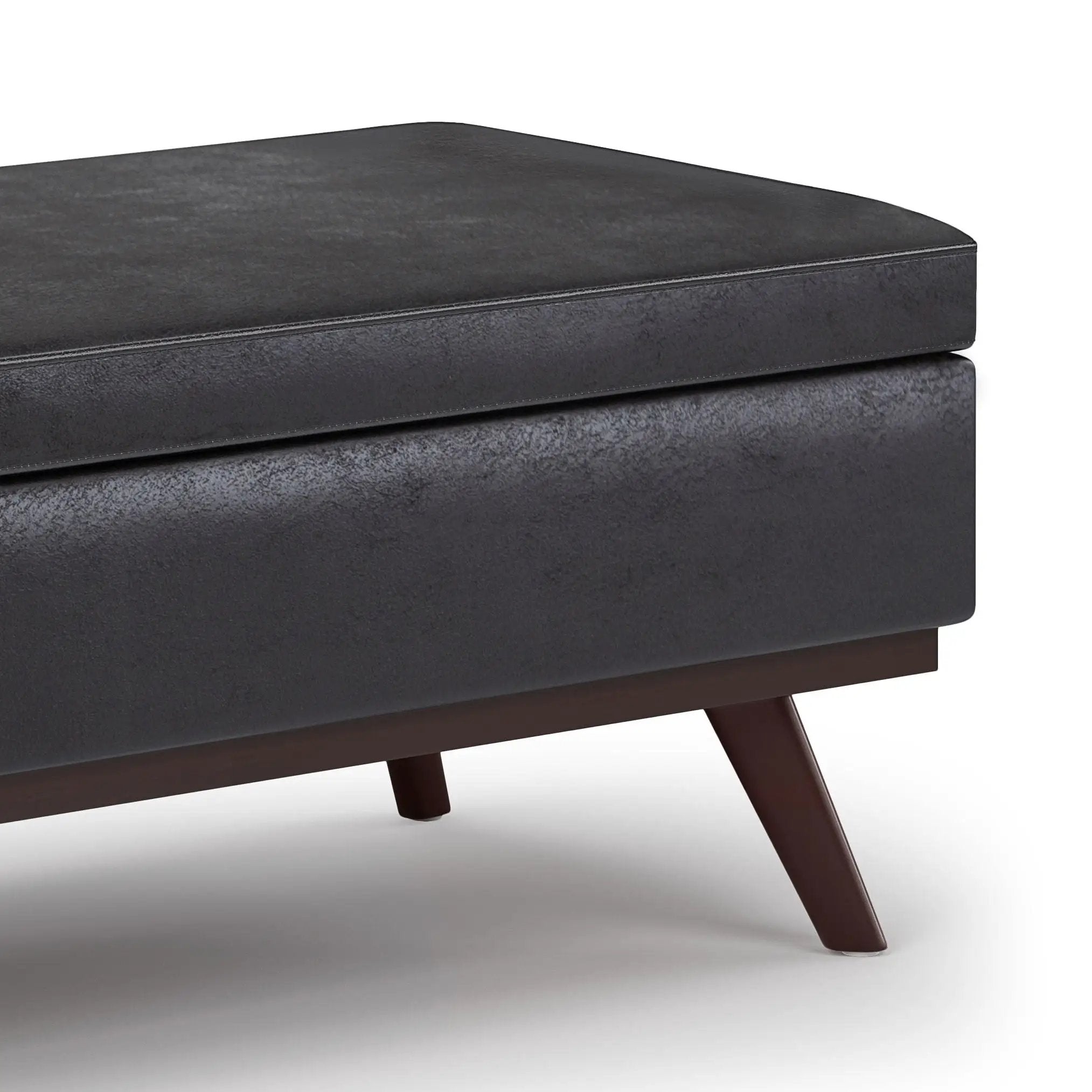 Owen - Lift Top Large Coffee Table Storage Ottoman, Mid Century Style by Unique Piece Furniture