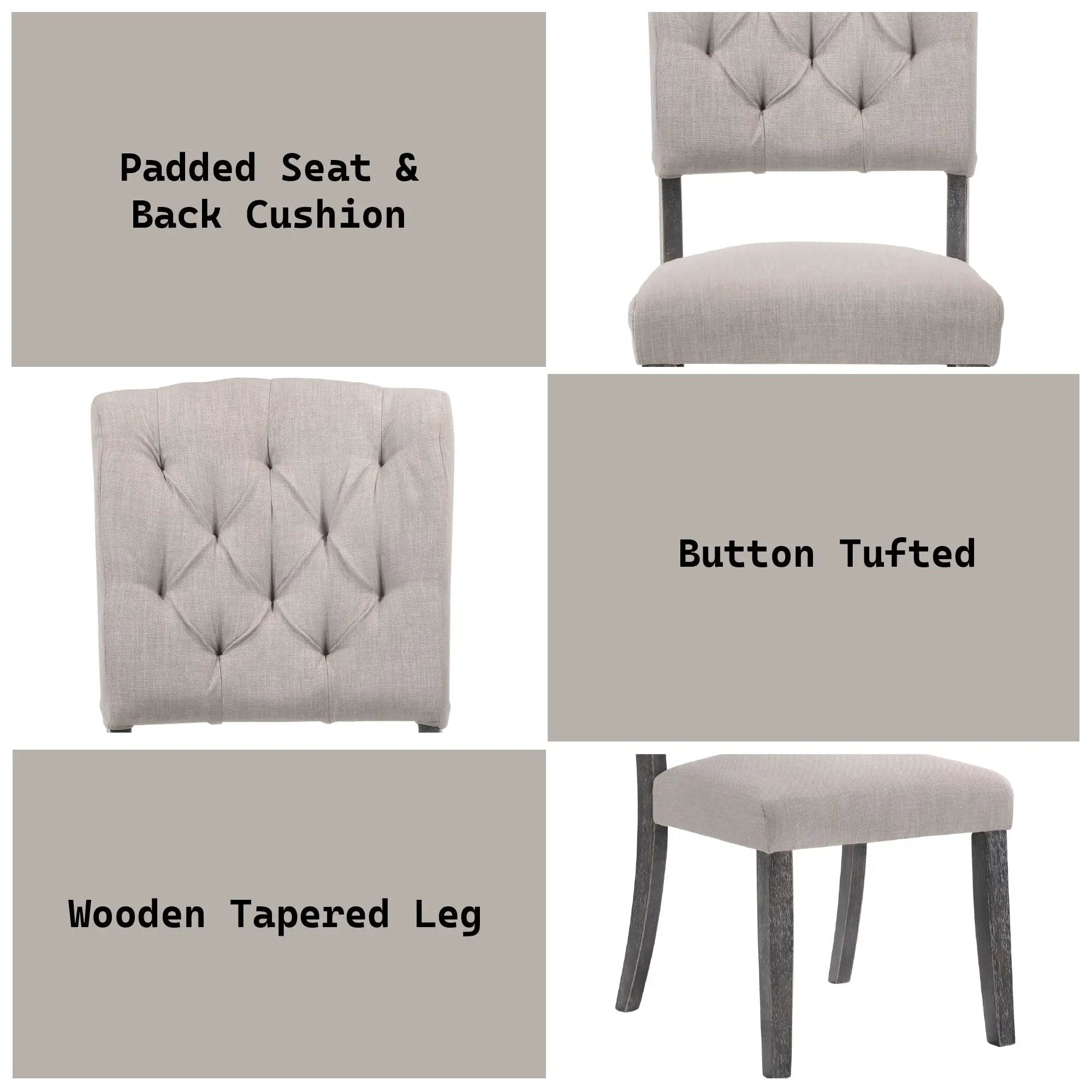 Bernard - Weathered Side Chair (Set of 2) by HouseOfZazla