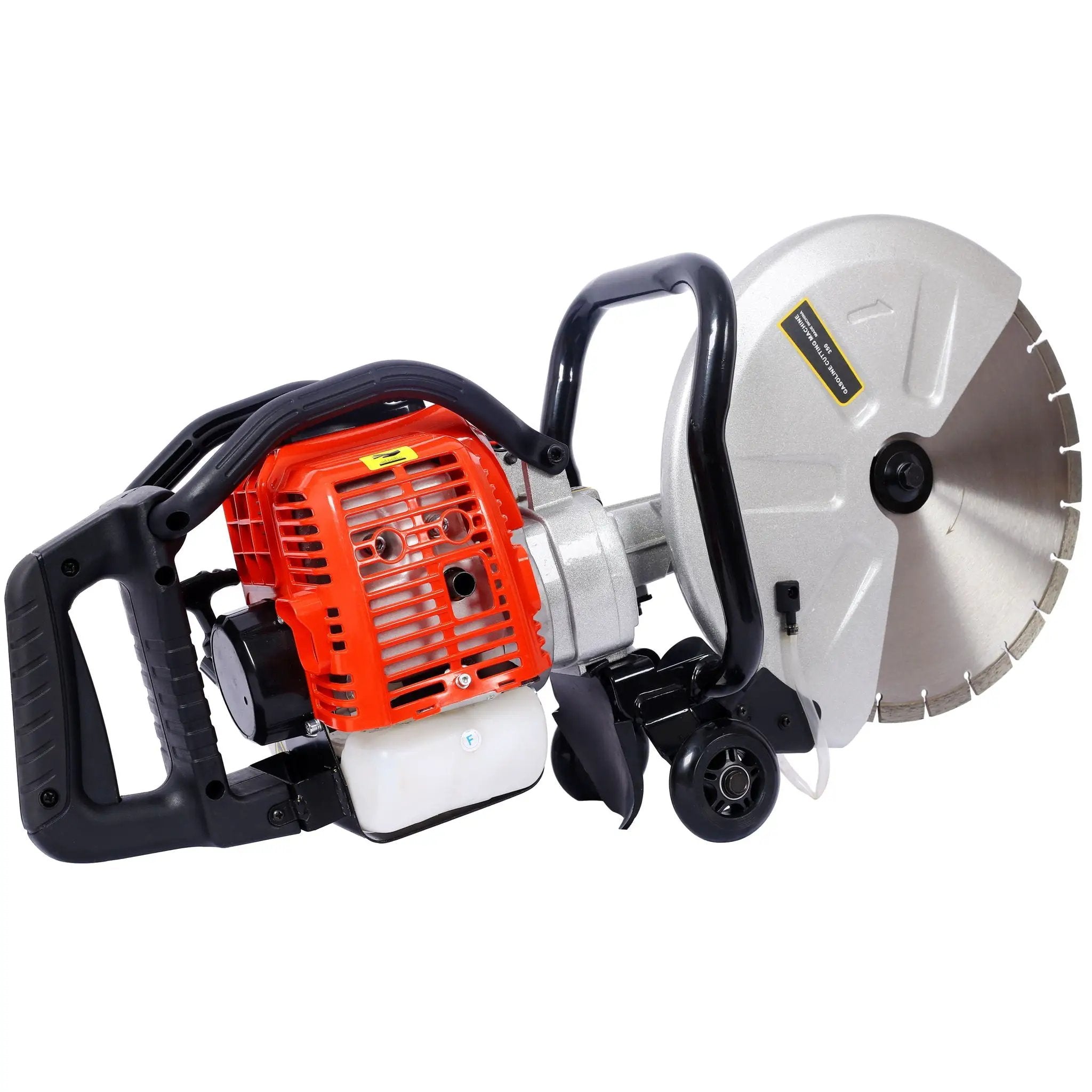 Industrial 52Cc 2 Stroke Gas Powered Concrete Cut Off Saw With Blade Steel - Red by HouseOfZazla